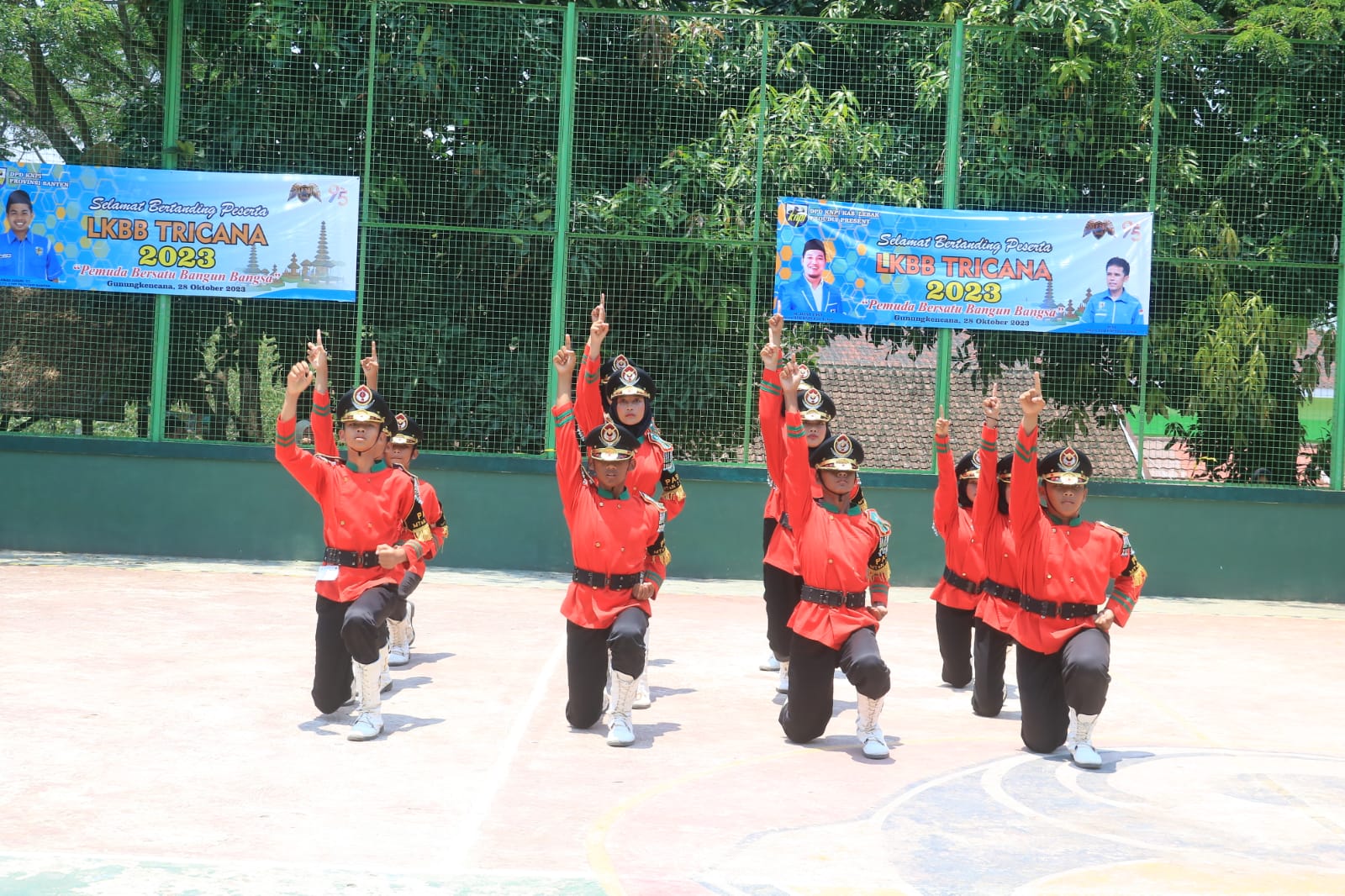 Formasi variasi saat lomba